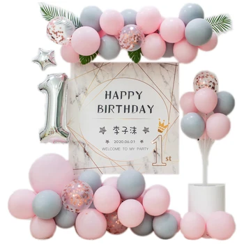 Брой 16-инчови букви честит РОЖДЕН ДЕН балони от фолио честит Рожден Ден Украса на парти с балони с азбука за деца Парти в чест на рождения Ден