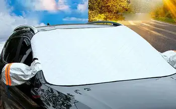 Защитен екран от снега в колата си, светлоотразителни ленти, покритие на предната предното стъкло, Дизайн на страничните стени от студа, Меки вътрешни защитни материали